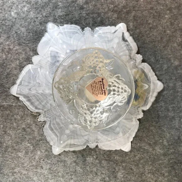 Murano Swirl White Bowl Casa Elite Arte Murano Designed by M. Valenti - Picture 7 of 7